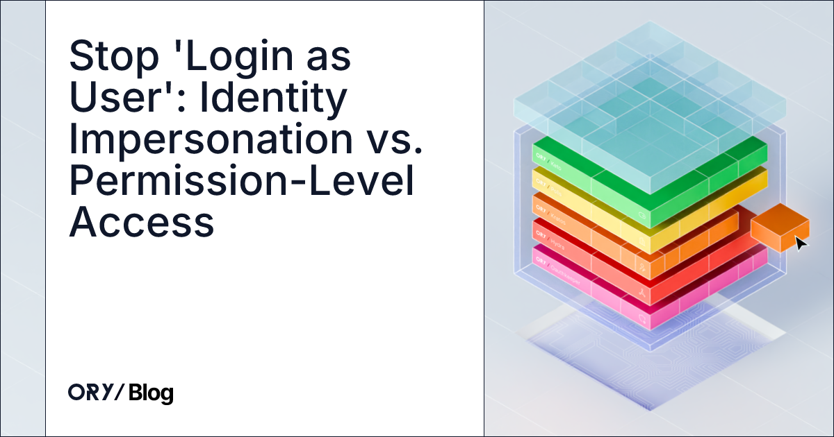 Stop 'Login as User': Identity Impersonation vs. Permission-Level Access