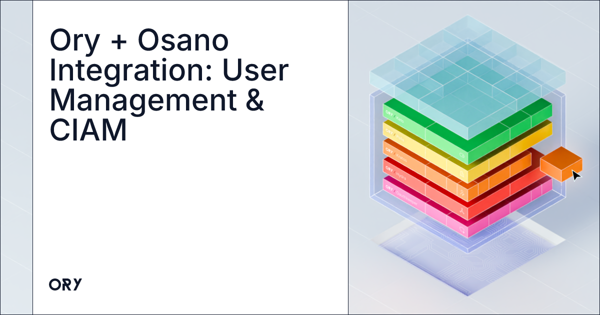 Ory + Osano Integration: User Management & CIAM